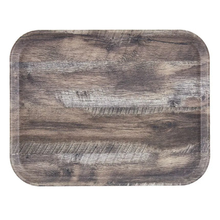 Khay Phục Vụ Chữ Nhật Camtray Cambro 1520DC825 38.1 x 50.8 cm, Fiberglass, Màu Dark Oak