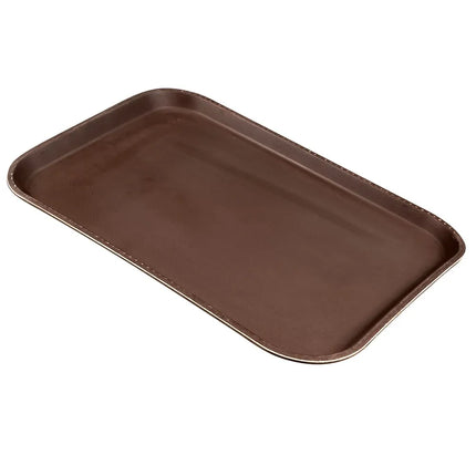 Khay Phục Vụ Chữ Nhật Camtread Cambro 1418CT138 35.6x45.7 cm, Sợi Thủy Tinh, Màu Tavern Tan