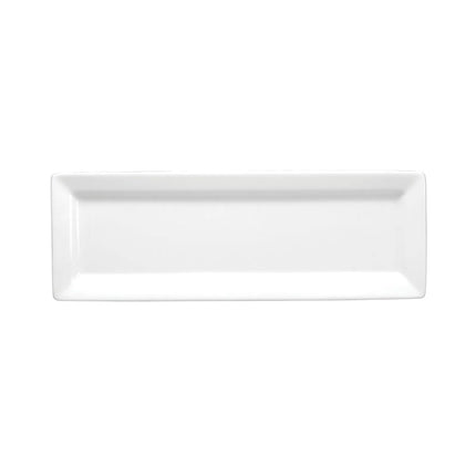 Khay Phục Vụ Chữ Nhật Oneida F8010000415S Buffalo Sứ Trắng Bóng 40.6x14 cm