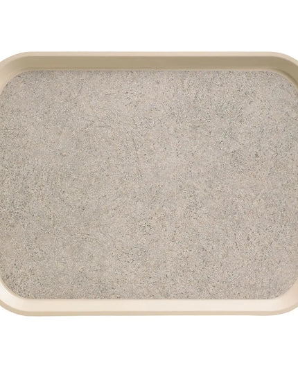 Khay Phục Vụ Chữ Nhật Versa Camtray Cambro 1520VC380 38.1 x 50.8 cm, Fiberglass, Màu Ivory/Sahara