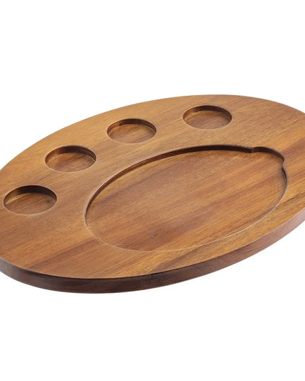 Khay Phục Vụ Fajita Bầu Dục Tablecraft 10710 43 x 31 cm, Gỗ Keo