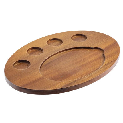 Khay Phục Vụ Fajita Bầu Dục Tablecraft 10710 43 x 31 cm, Gỗ Keo
