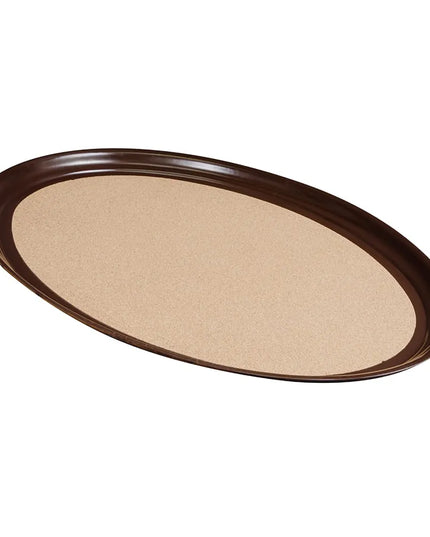 Khay Phục Vụ Hình Oval Lót Bần Vollrath 86334 58x71 cm, Laminate, Nâu