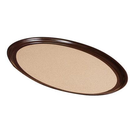 Khay Phục Vụ Hình Oval Lót Bần Vollrath 86334 58x71 cm, Laminate, Nâu