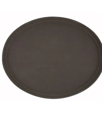 Khay Phục Vụ Hình Oval Winco TRH-2722 55.9 x 68.6 cm - Nhựa, Màu Nâu