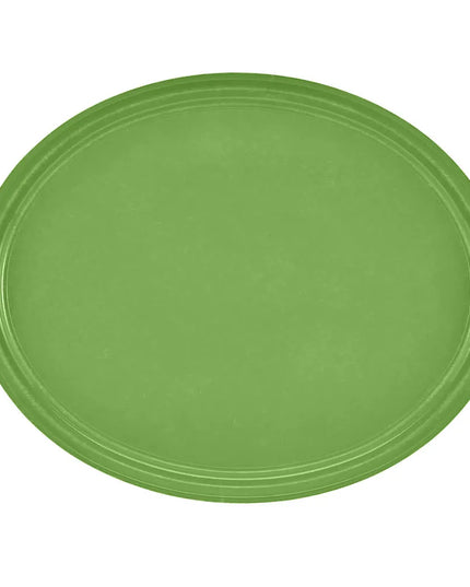 Khay Phục Vụ Oval Cambro 2500113 Fiberglass 48.9x61 cm Màu Limeade