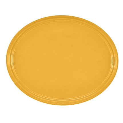 Khay Phục Vụ Oval Cambro 2500171 Fiberglass 48.9x61 cm Màu Vàng Tuscan