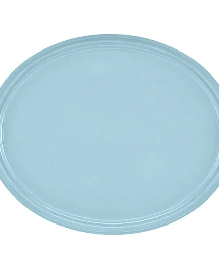 Khay Phục Vụ Oval Cambro 2500177 Fiberglass 48.9x61 cm Màu Xanh Sky