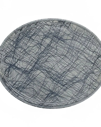 Khay Phục Vụ Oval Cambro 2500277 Fiberglass 48.9x61 cm Màu Xám Swirl