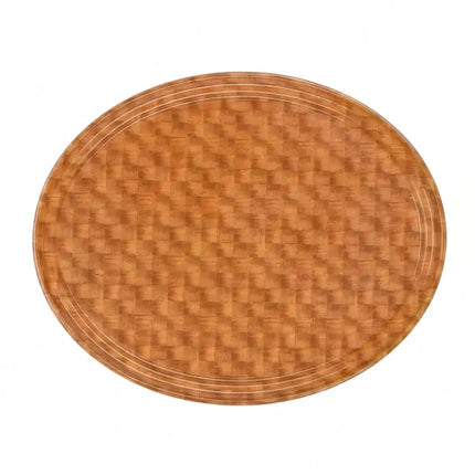 Khay Phục Vụ Oval Cambro 2500302 Camtray 48.9x61 cm Fiberglass Vân Đan Sáng