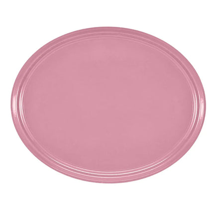 Khay Phục Vụ Oval Cambro 2500409 Fiberglass 48.9x61 cm Màu Blush