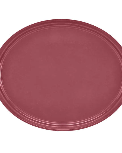 Khay Phục Vụ Oval Cambro 2500410 Fiberglass 48.9x61 cm Màu Raspberry Cream