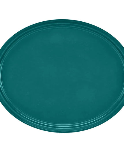 Khay Phục Vụ Oval Cambro 2500414 Fiberglass 48.9x61 cm Màu Teal