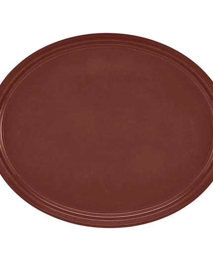 Khay Phục Vụ Oval Cambro 2500501 Fiberglass 48.9x61 cm Màu Real Rust