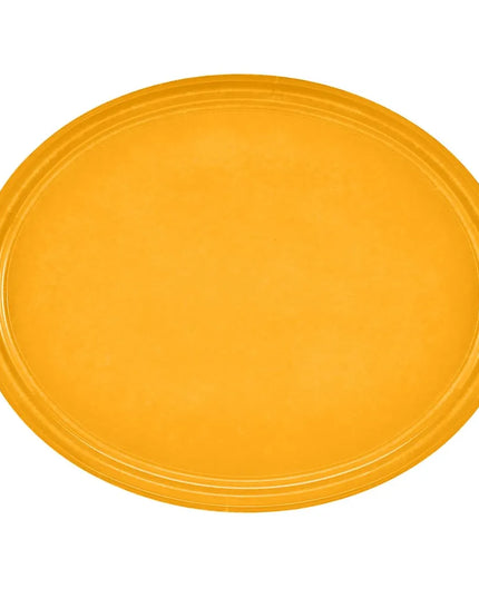 Khay Phục Vụ Oval Cambro 2500504 Fiberglass 48.9x61 cm Màu Mustard