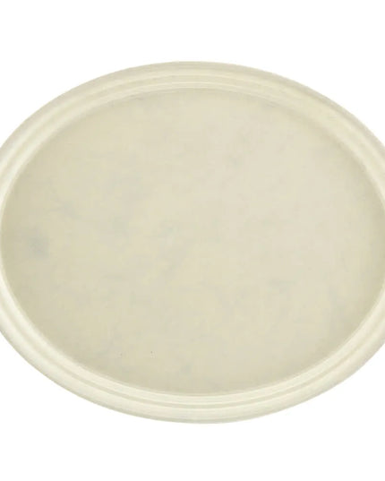 Khay Phục Vụ Oval Cambro 2500531 Fiberglass 48.9 x 61 cm - Galaxy Antique Parchment Bạc