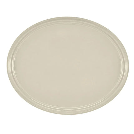 Khay Phục Vụ Oval Cambro 2500538 Fiberglass 48.9 x 61 cm - Trắng Cottage White