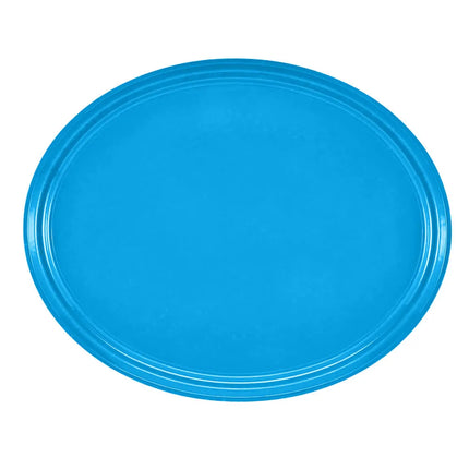 Khay Phục Vụ Oval Cambro 2700105 55.9x68.6 cm Nhựa Sợi Thủy Tinh Màu Xanh Chân Trời