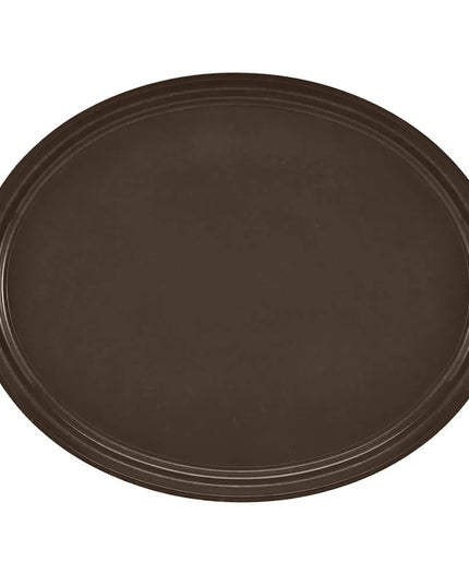 Khay Phục Vụ Oval Cambro 2700116 55.9x68.6 cm Nhựa Sợi Thủy Tinh Màu Nâu Brazil