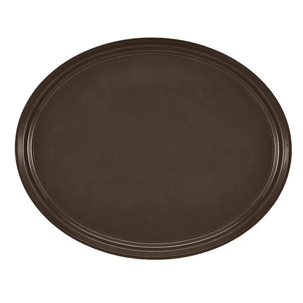 Khay Phục Vụ Oval Cambro 2700116 55.9x68.6 cm Nhựa Sợi Thủy Tinh Màu Nâu Brazil