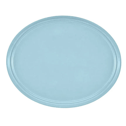 Khay Phục Vụ Oval Cambro 2700177 55.9x68.6 cm Nhựa Sợi Thủy Tinh Màu Xanh Da Trời