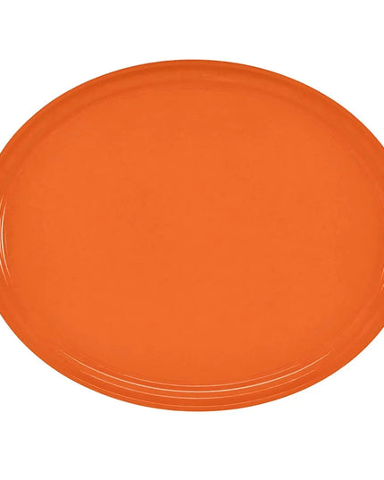 Khay Phục Vụ Oval Cambro 2700220 55.9x68.6 cm Nhựa Sợi Thủy Tinh Màu Cam Citrus