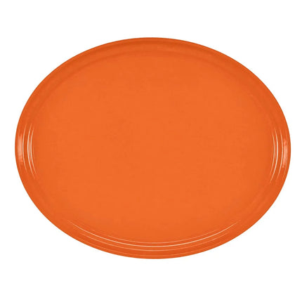 Khay Phục Vụ Oval Cambro 2700220 55.9x68.6 cm Nhựa Sợi Thủy Tinh Màu Cam Citrus
