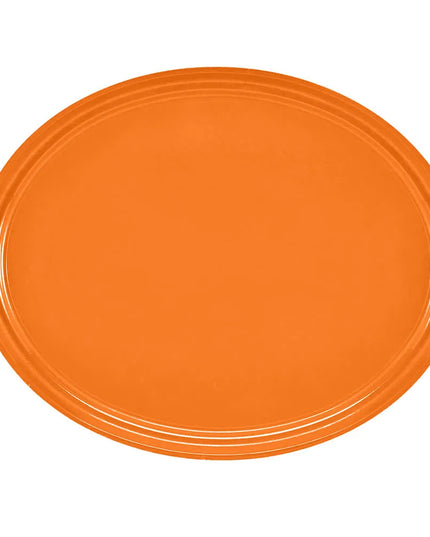 Khay Phục Vụ Oval Cambro 2700222 55.9x68.6 cm Nhựa Sợi Thủy Tinh Màu Cam Orange Pizzazz