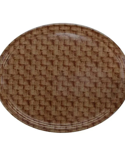 Khay Phục Vụ Oval Cambro 2700301 Camtray® 55.9 x 68.3 cm - Fiberglass, Vân Đan Tối