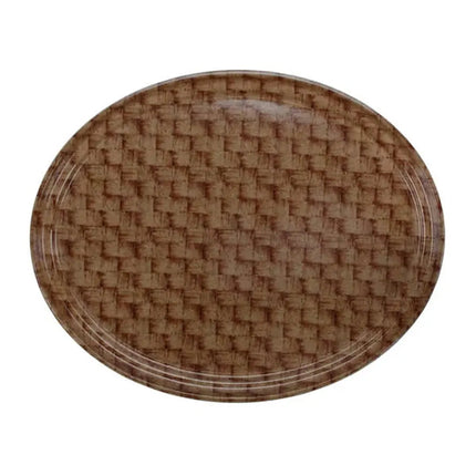 Khay Phục Vụ Oval Cambro 2700301 Camtray® 55.9 x 68.3 cm - Fiberglass, Vân Đan Tối
