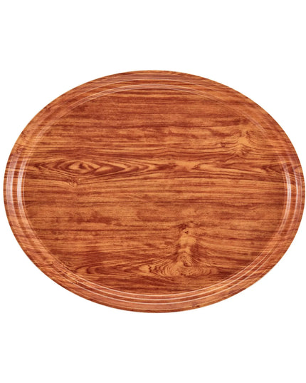 Khay Phục Vụ Oval Cambro 2700309 Camtray® 55.9 x 68.3 cm - Fiberglass, Màu Java Teak