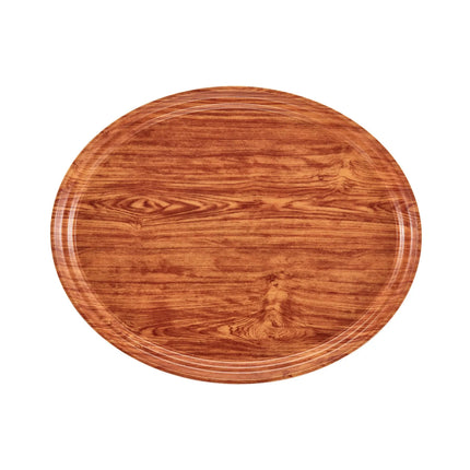 Khay Phục Vụ Oval Cambro 2700309 Camtray® 55.9 x 68.3 cm - Fiberglass, Màu Java Teak