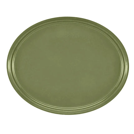 Khay Phục Vụ Oval Cambro 2700428 55.9x68.6 cm Nhựa Sợi Thủy Tinh Màu Xanh Olive
