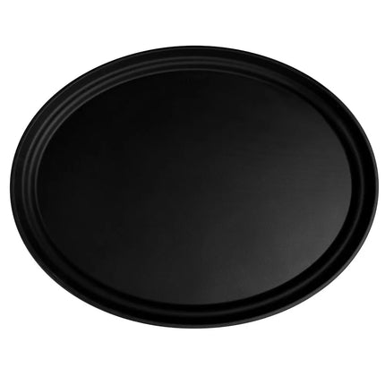 Khay Phục Vụ Oval Cambro 2700CT110 Camtread 55.9x68.6 cm Fiberglass Bề Mặt Mờ Đen