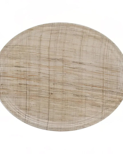 Khay Phục Vụ Oval Camtray Cambro 2500204 - 48.9x61 cm, Fiberglass, Màu Rattan