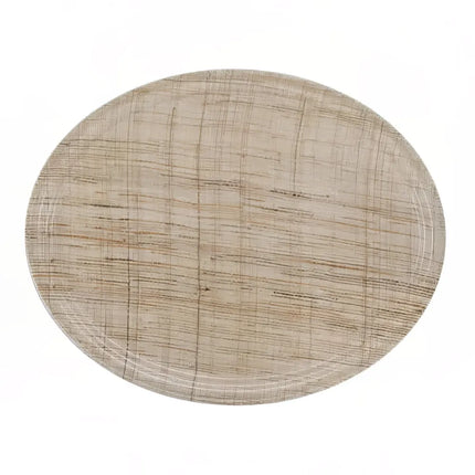 Khay Phục Vụ Oval Camtray Cambro 2500204 - 48.9x61 cm, Fiberglass, Màu Rattan