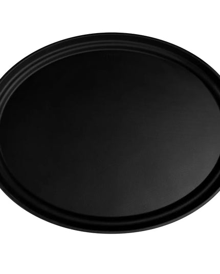 Khay Phục Vụ Oval Camtread Cambro 2500CT110 - 48.9x58.7 cm, Fiberglass, Màu Black Satin