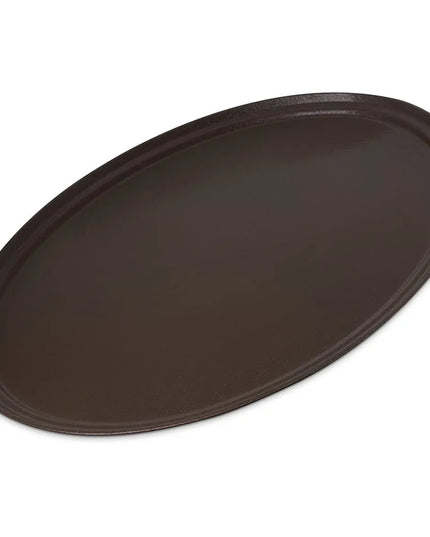Khay Phục Vụ Oval Chống Trượt Griptite™ 2 Carlisle 3100GR2076 79x61 cm, Sợi Thủy Tinh, Nâu