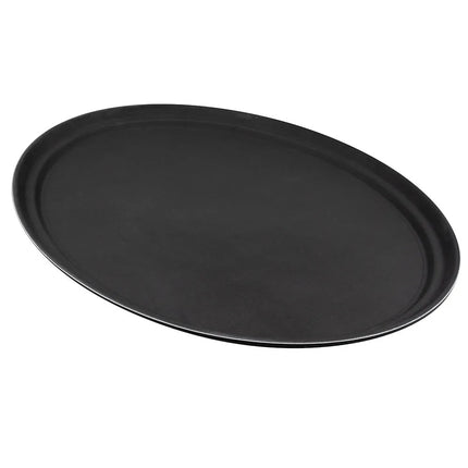 Khay Phục Vụ Oval GET NS-2500-BK - 63.5x50.8 cm, Melamine, Màu Đen