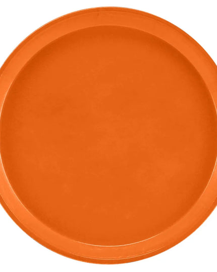 Khay Phục Vụ Tròn Cambro 1000220 Nhựa Fiberglass 25.4 cm - Màu Cam Citrus