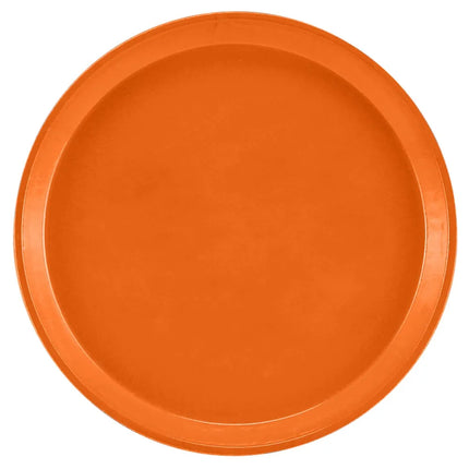 Khay Phục Vụ Tròn Cambro 1100220 27.9 cm - Fiberglass, Cam Citrus