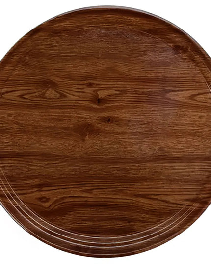 Khay Phục Vụ Tròn Cambro 1200304 Camtray 30.5 cm, Fiberglass, Country Oak