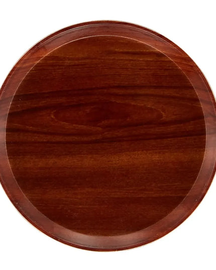 Khay Phục Vụ Tròn Cambro 1200308 Camtray 30.5 cm, Fiberglass, Burma Teak