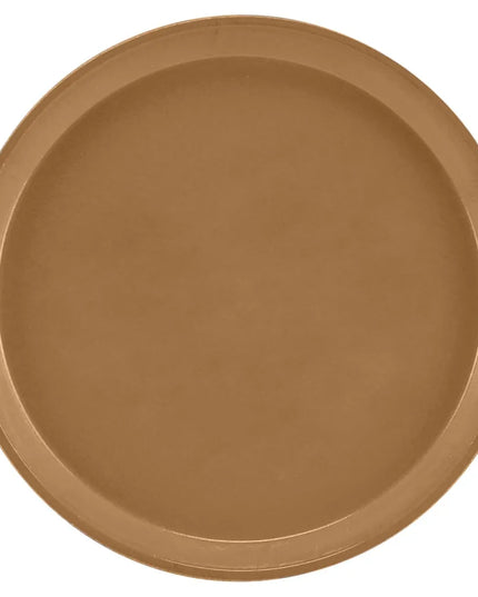 Khay Phục Vụ Tròn Cambro 1200508 Fiberglass 30.5 cm - Suede Brown