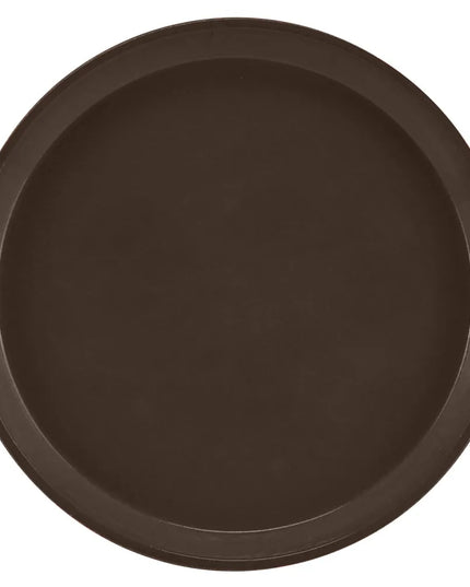 Khay Phục Vụ Tròn Cambro 1300116 Fiberglass 33 cm - Brazil Brown