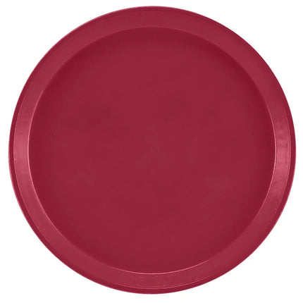 Khay Phục Vụ Tròn Cambro 1300505 Fiberglass 33 cm - Cherry Red