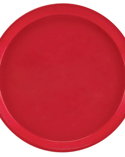 Khay Phục Vụ Tròn Cambro 1300510 Fiberglass 33 cm - Signal Red