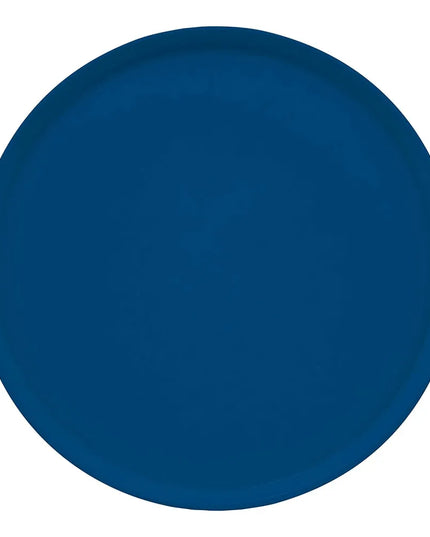 Khay Phục Vụ Tròn Cambro 1550123 40.6 cm - Thành Thấp, Sợi Thủy Tinh, Màu Amazon Blue
