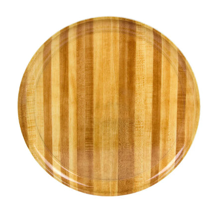 Khay Phục Vụ Tròn Cambro 1550303 Fiberglass Thấp 40.6 cm - Màu Light Butcher Block