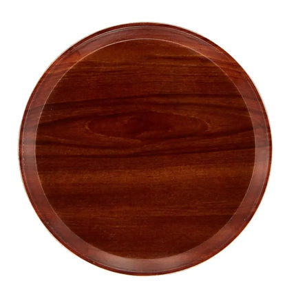 Khay Phục Vụ Tròn Cambro 1550308 Fiberglass Thấp 40.6 cm - Màu Burma Teak